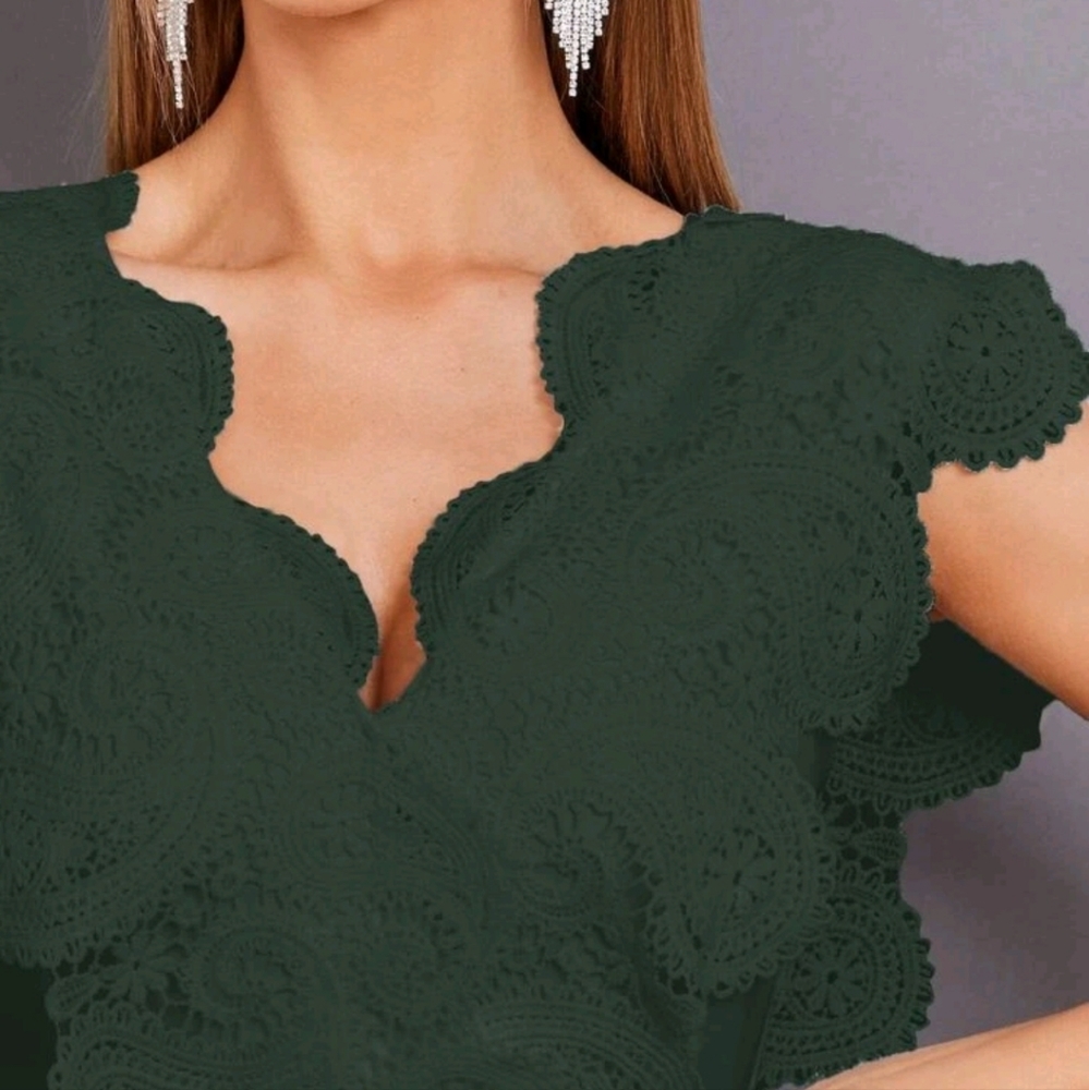 Lace Trimmed Jumpsuit